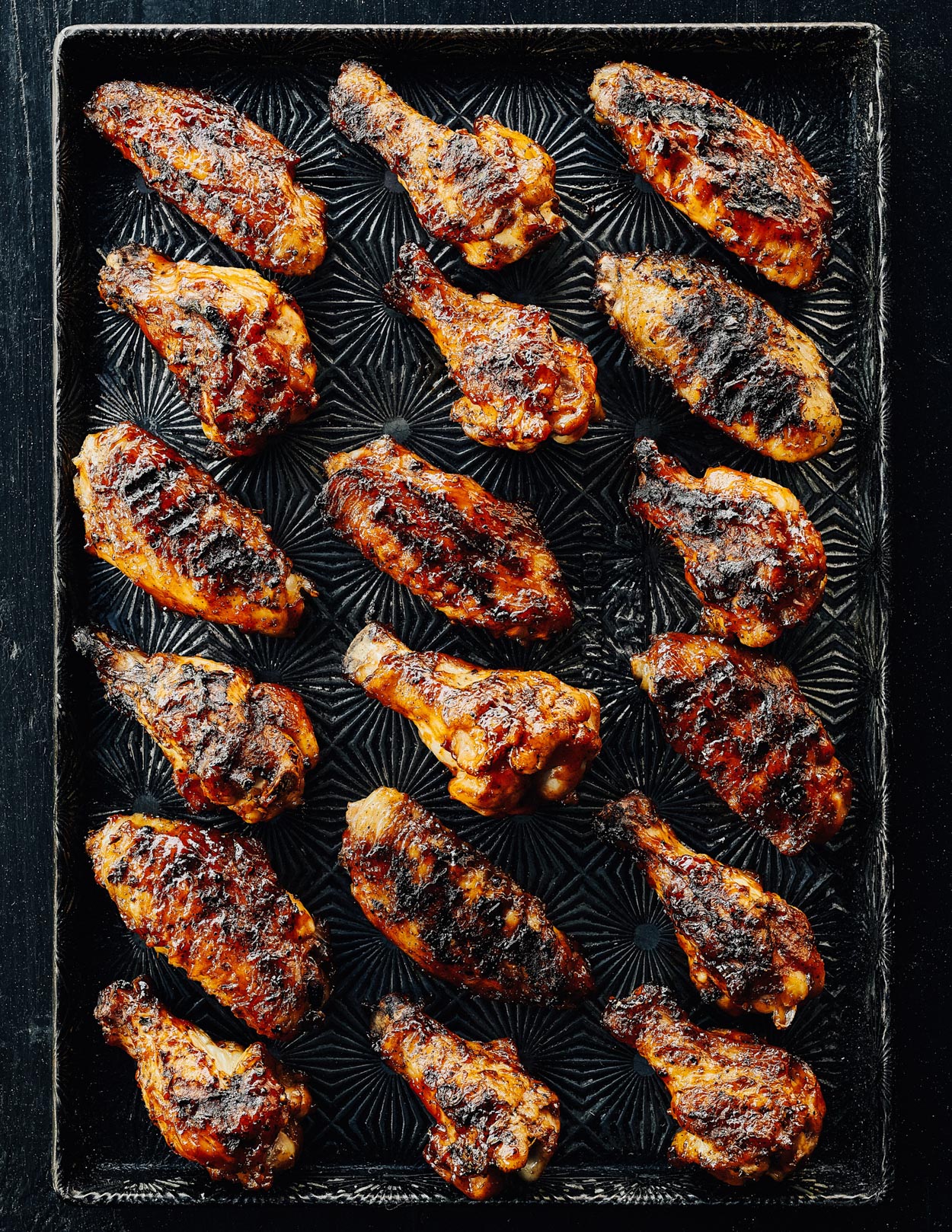 Los Angeles Food photographer - Weber Ultimate Grilling  Cookbook Weber Grilled Chicken Wings  by Ray Kachatorian