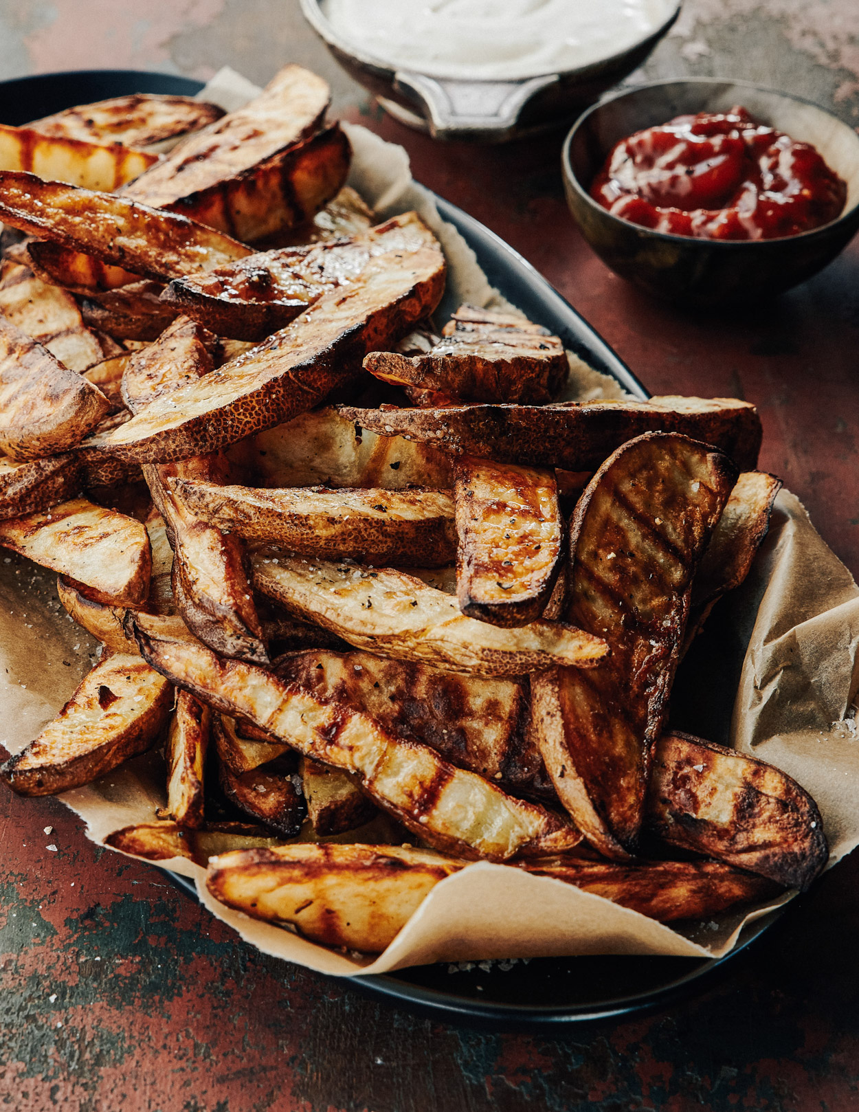 Los Angeles Food photographer - Weber Ultimate Grilling  Cookbook Weber Steakhouse Fries  by Ray Kachatorian
