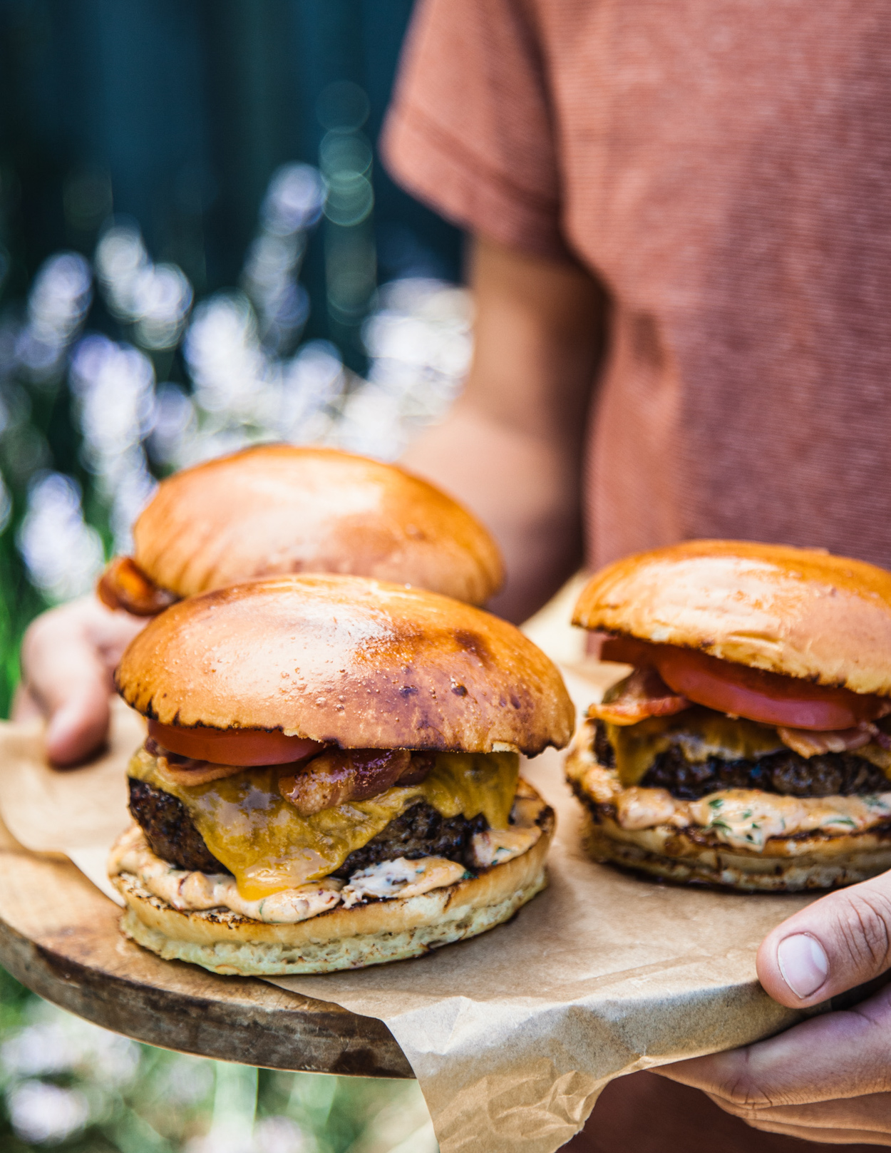 Los Angeles Food photographer - Grill Master Cookbook Cheese Burgers  by Ray Kachatorian