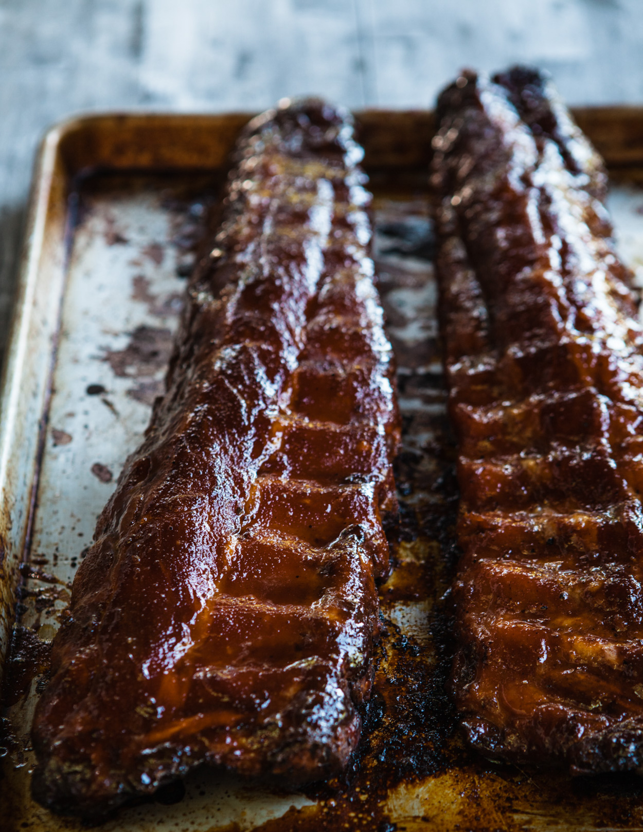 Los Angeles Food photographer - Grill Master Cookbook baby back ribs  by Ray Kachatorian