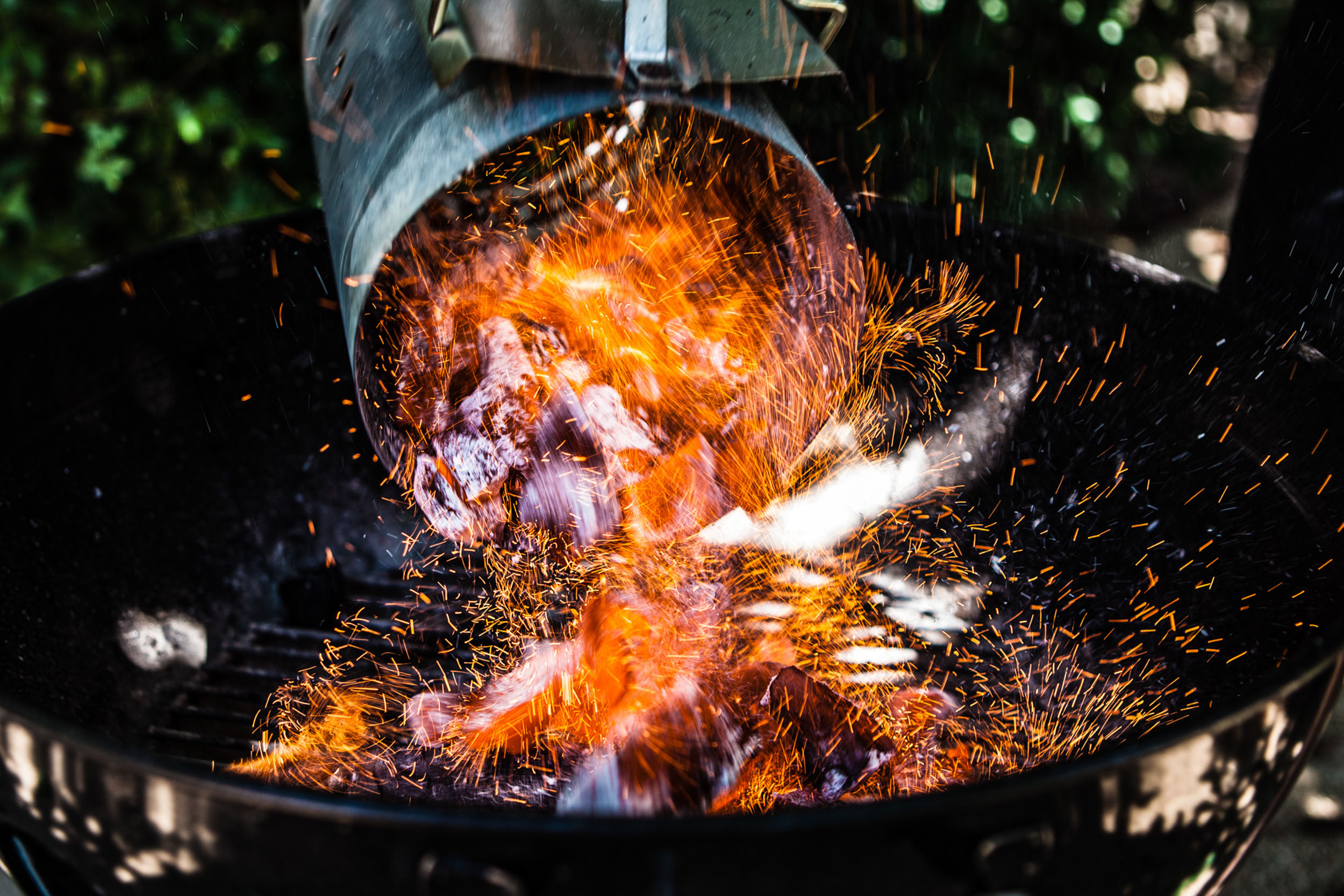 Los Angeles Food photographer - Grill Master  Cookbook hot coals  by Ray Kachatorian
