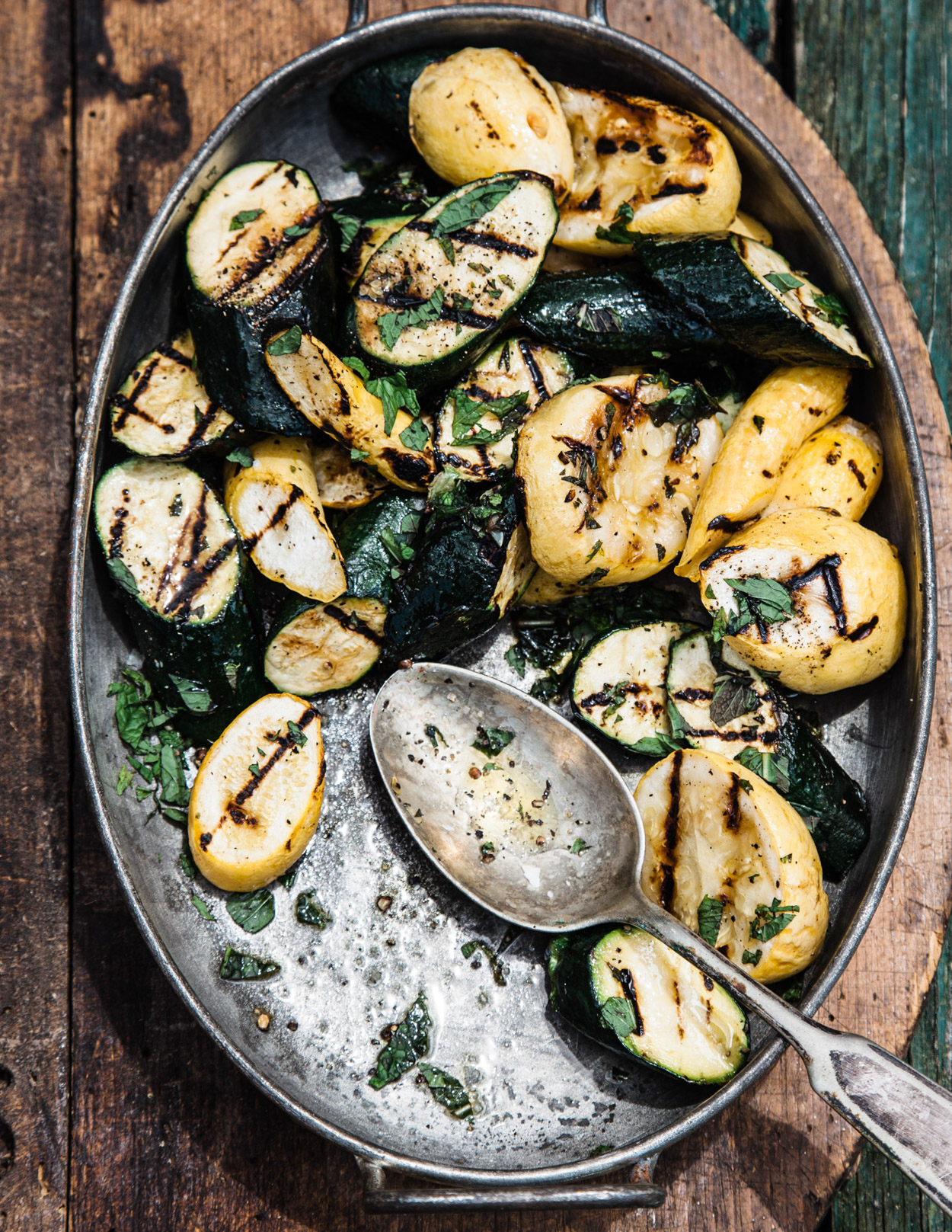 Los Angeles Food photographer - Grill Master Cookbook Summer Squash by Ray Kachatorian